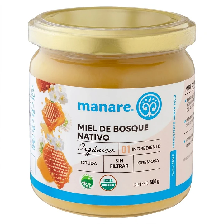 Miel de bosque nativo Manare 500g 1
