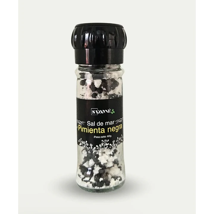 Molinillo Sal de Mar con pimienta negra 45g 1