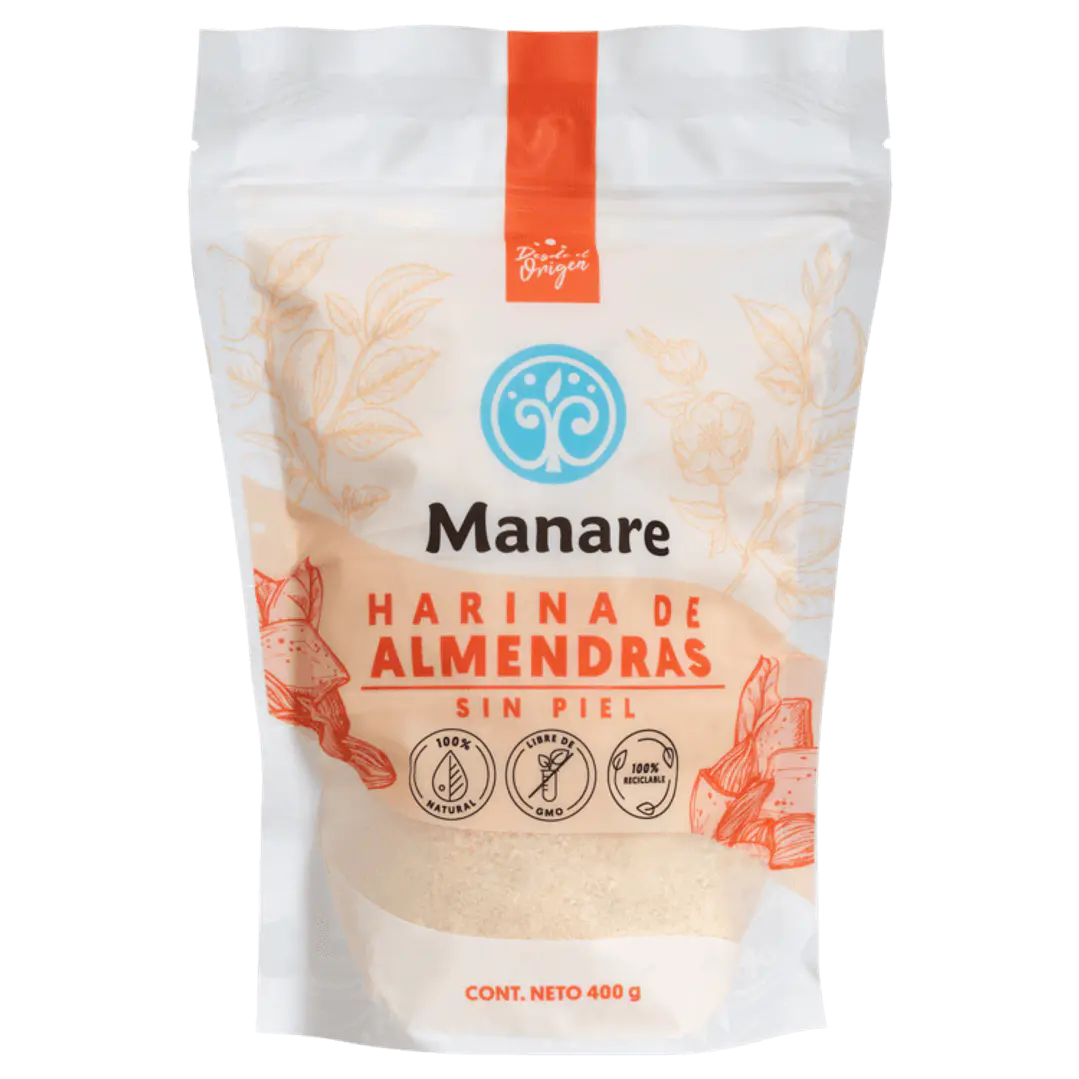Harina Almendras sin piel 400g manare 1