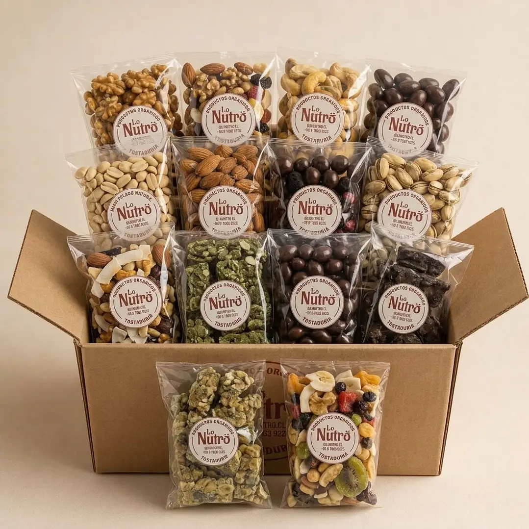 Pack Descubre 14 Colaciones Saludables de Frutos Secos y Mixes 1