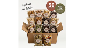 Mega Pack + Envío Gratis 56 Colaciones de Frutos Secos y Mixes