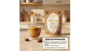 GOLDEN MILK CACAO - Leche Dorada instantánea en polvo (80g)