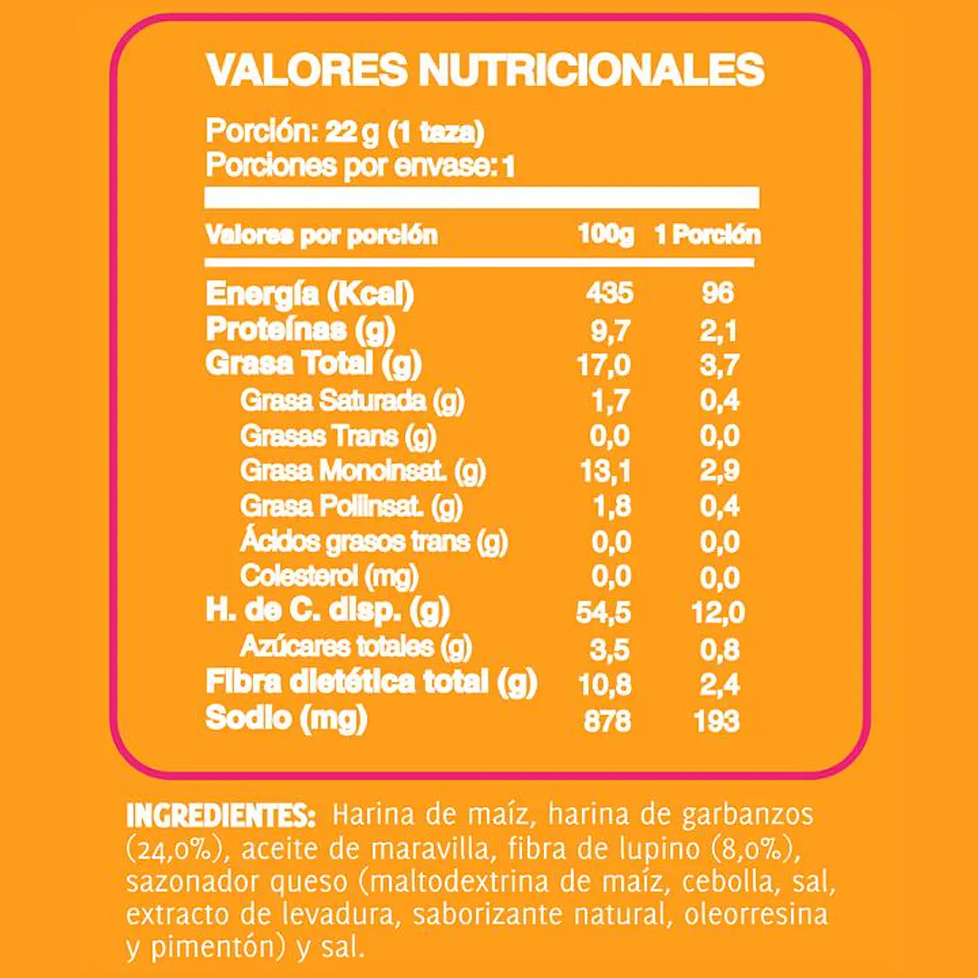 Puri ramitas queso 22gr 2