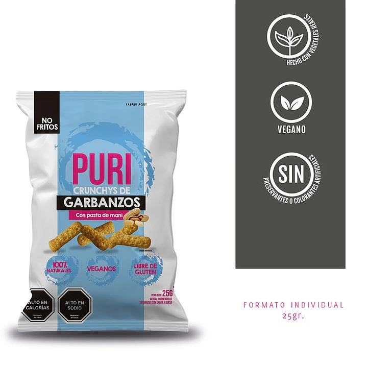 Puri crunchy maní 25gr 1