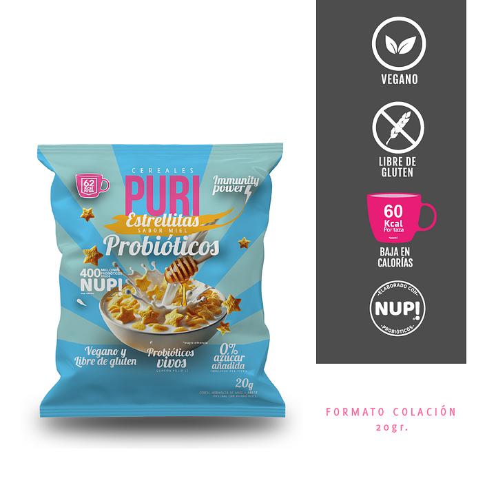 Puri cereales estrellitas con probióticos 20gr