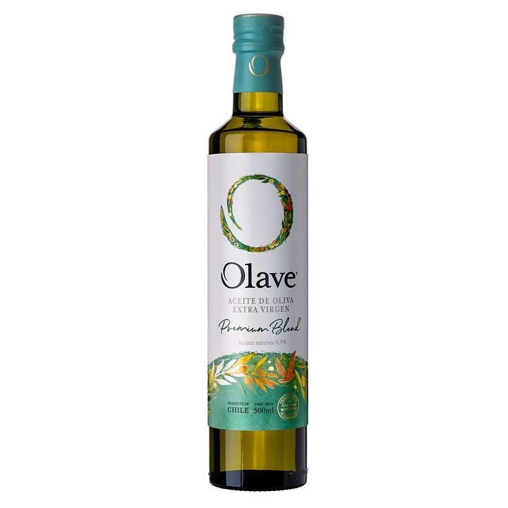 Aceite Oliva Extra Virgen Olave Premium 4 X 500 Ml