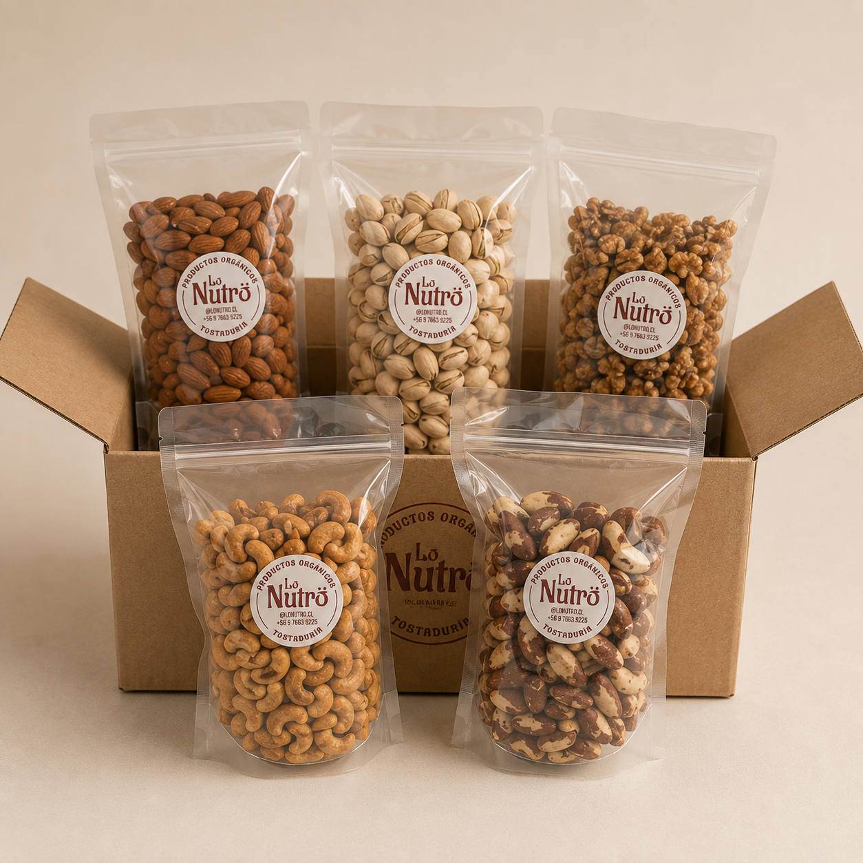 Mix Premium 2kg + Envío Gratis Nuez Brasil Almendra Nuez Pistacho Castaña Cajú