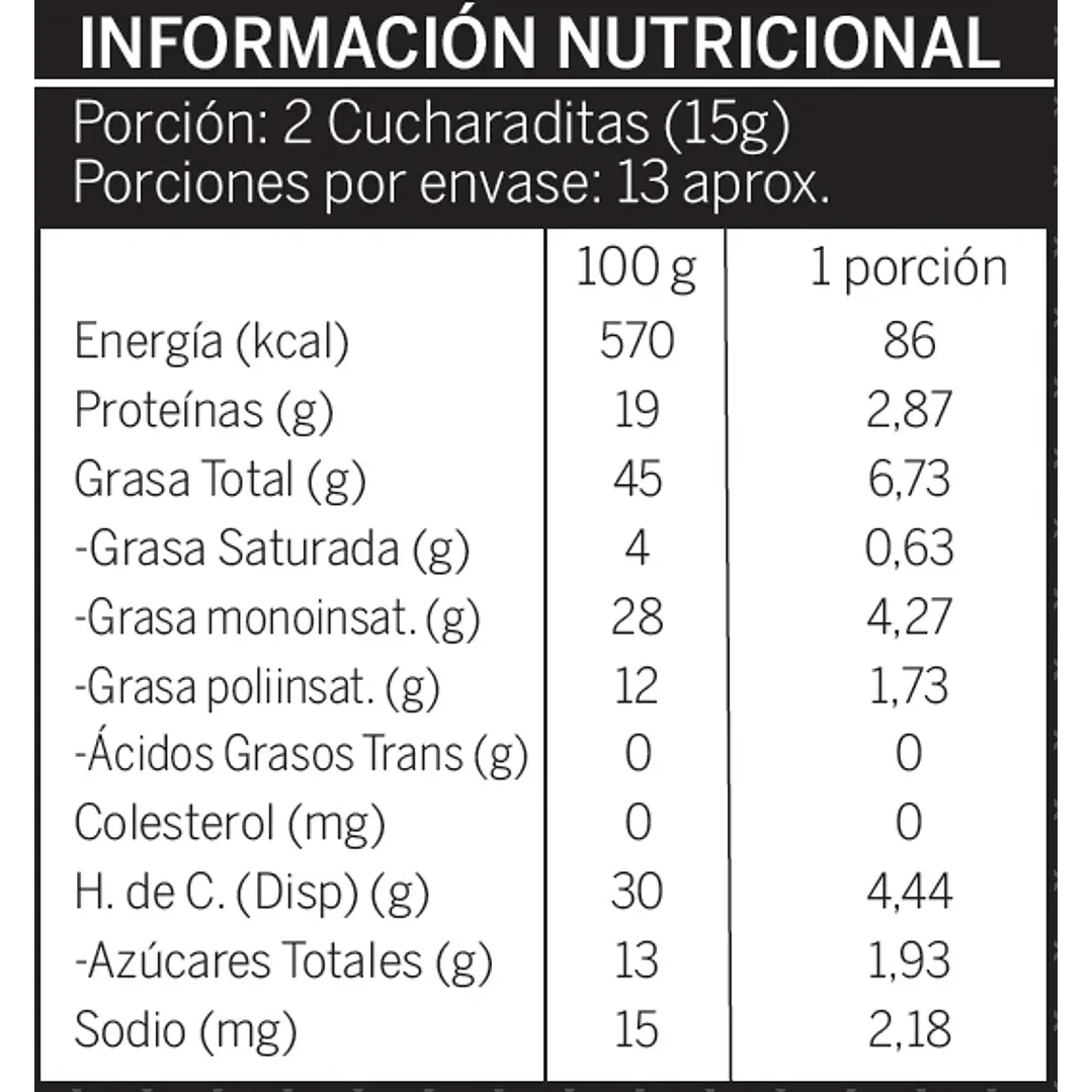 Mantequilla Choconut (Choco Almendras) 200 g 4