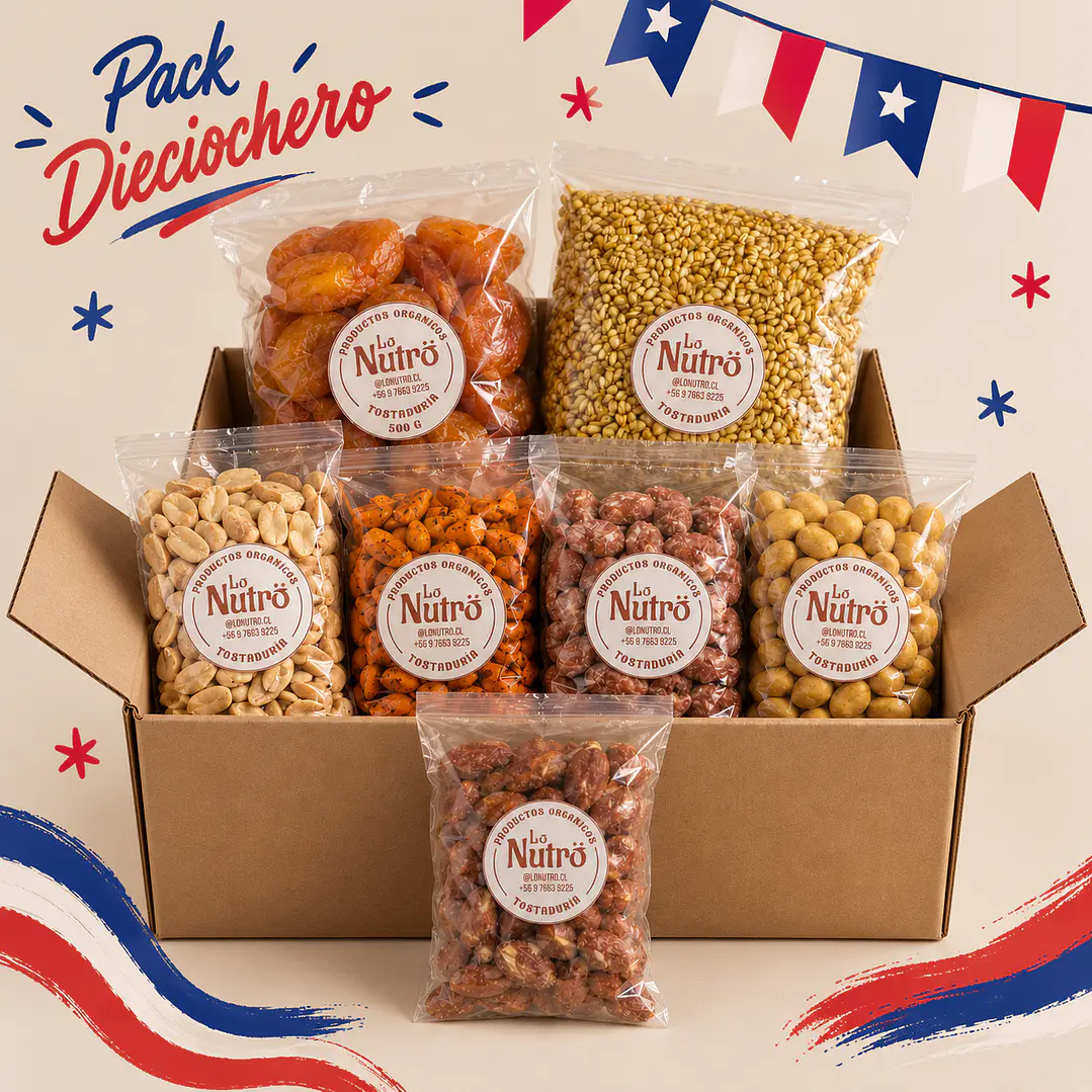 Pack Dieciochero 18ero Frutos Secos Mote Huesillo 1
