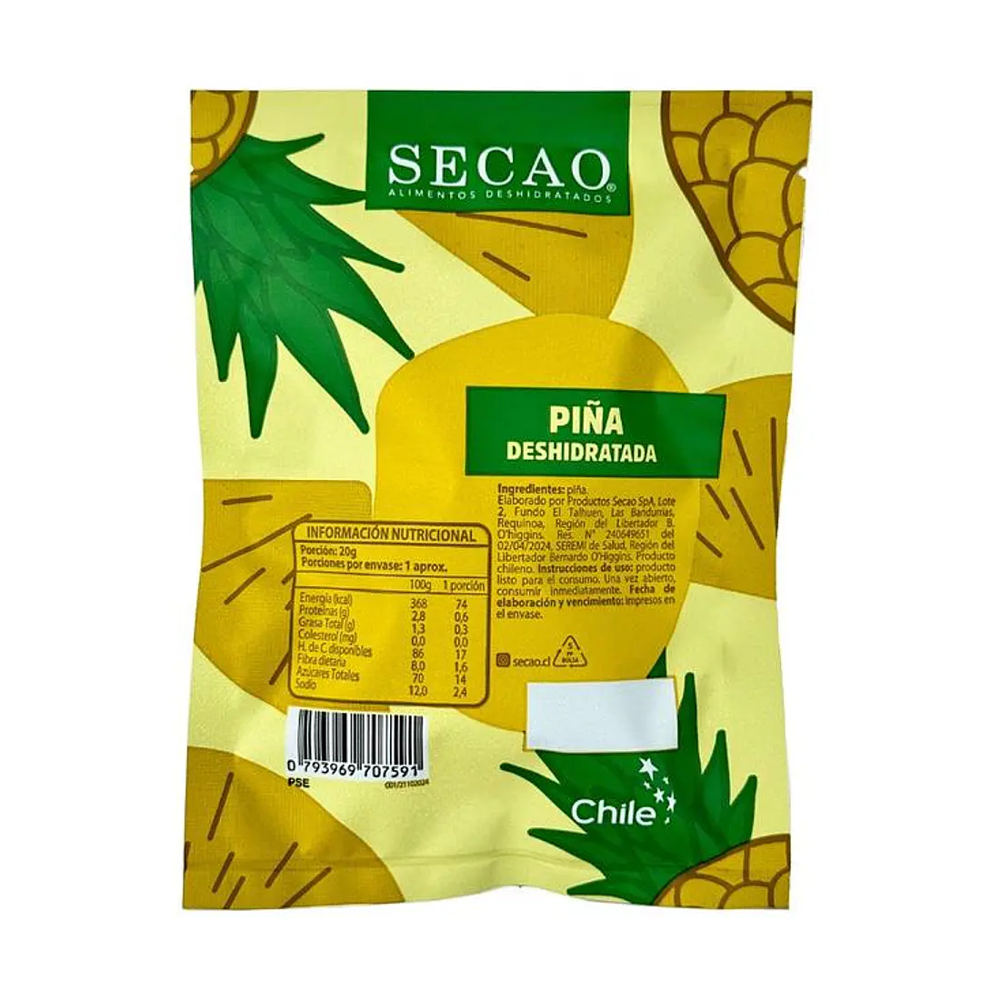 Piña deshidratada 20g 2