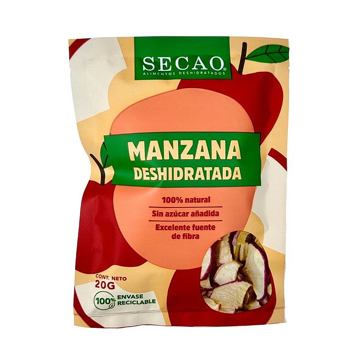 Manzana deshidratada 20g 1