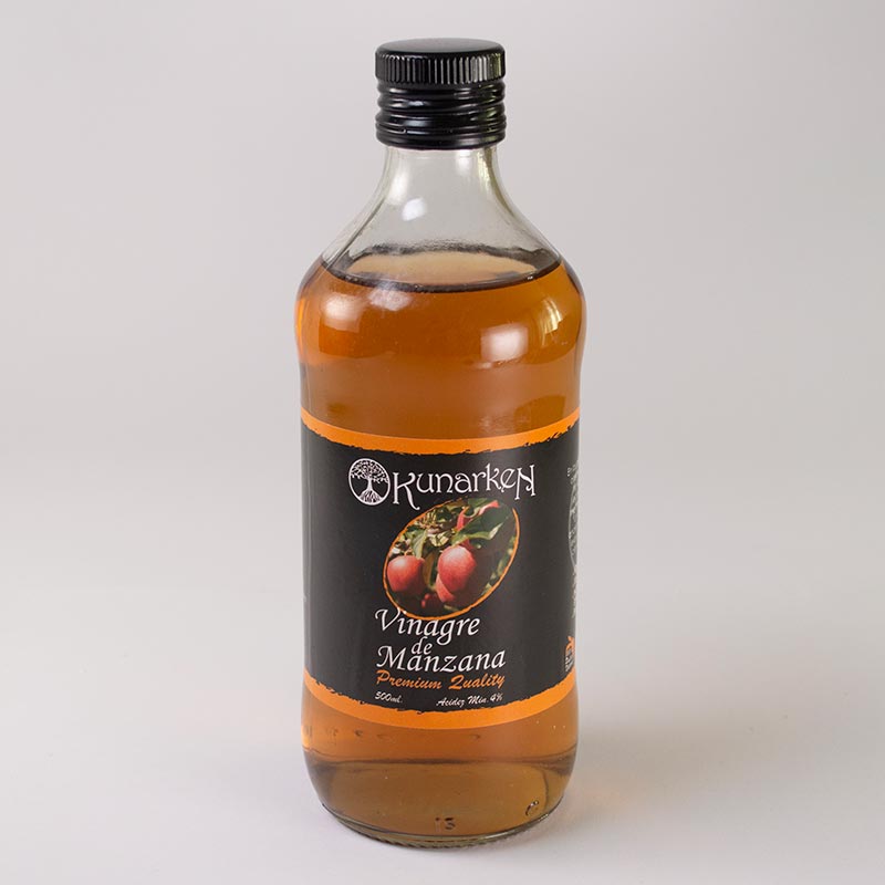 Vinagre de manzana Kunarken. 500 ml
