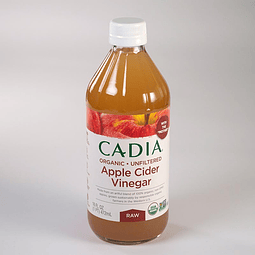 Vinagre de manzana orgánico 472 ml.