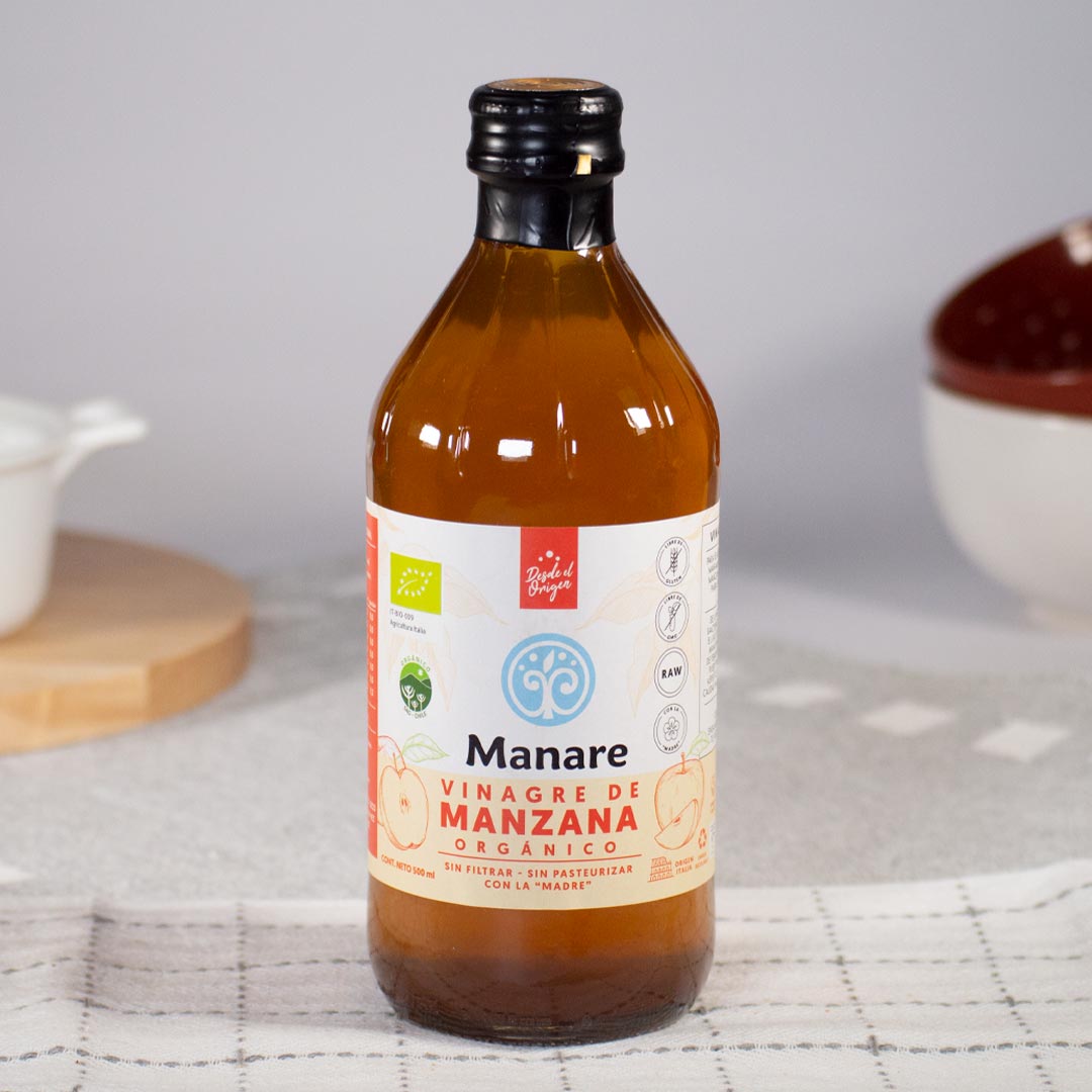Vinagre de Manzana Orgánico- Manare 500 ML