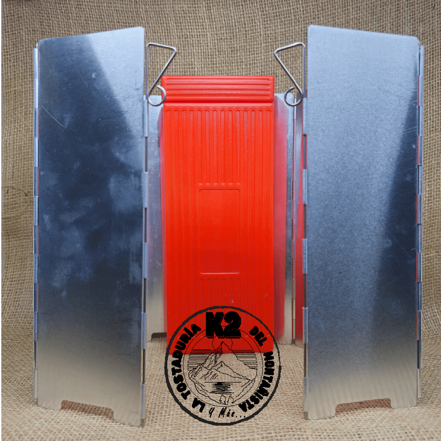 PANTALLA DE VIENTO Y REFLECTANTE DE CALOR PLEGABLE PARA COCINILLA. 1