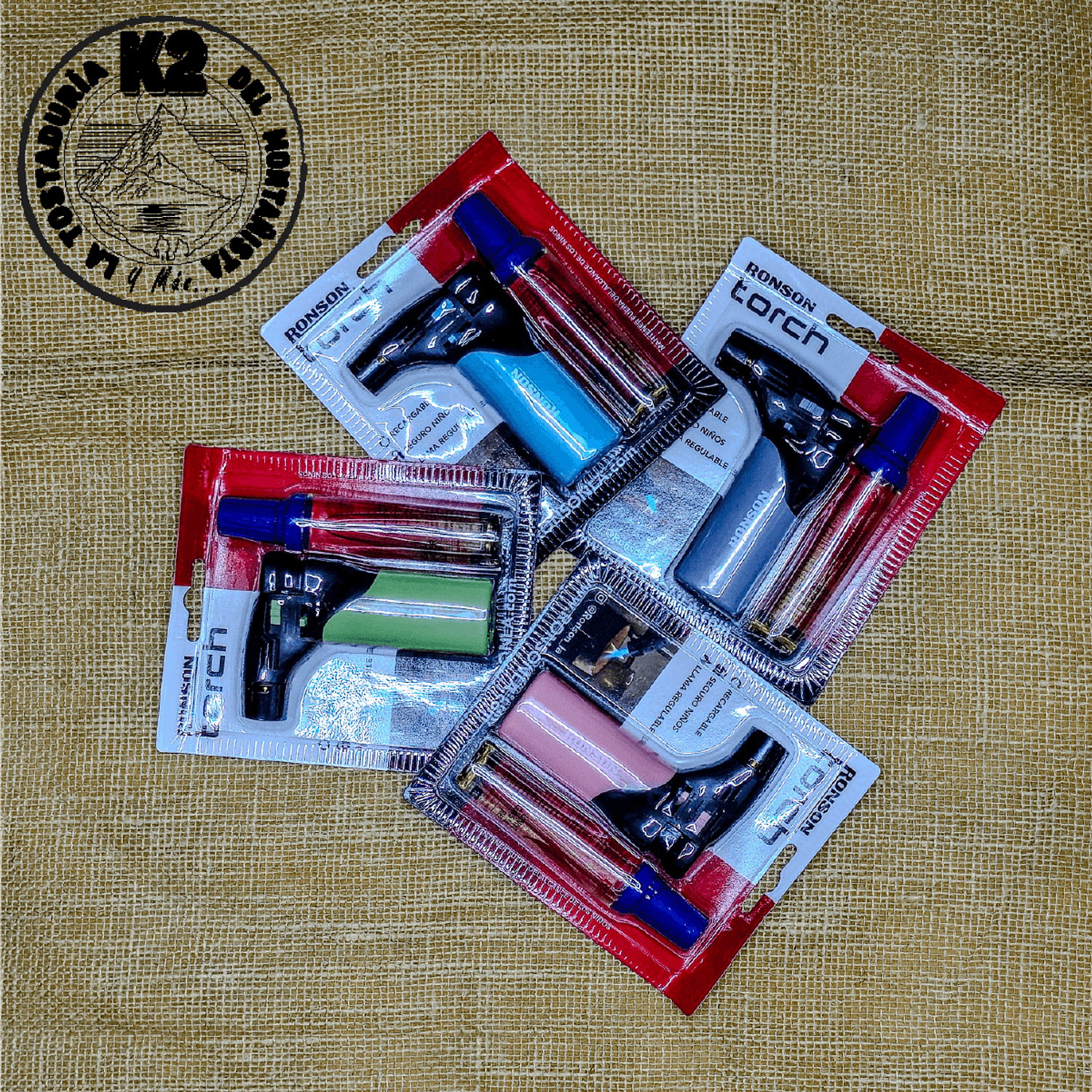  ENCENDEDOR RONSON TORCH – JET FLAME / SOPLETE + RECARGA 1