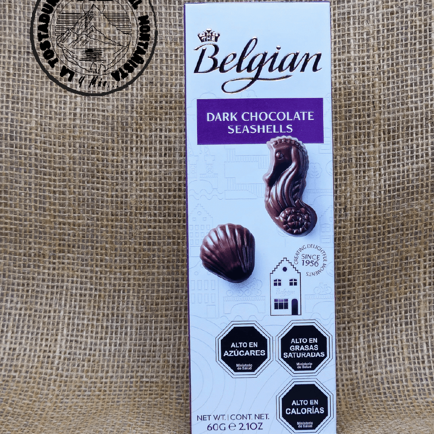 BELGIAN DARK SEASHELLS 60 G – BOMBONES DE CHOCOLATE BELGA
