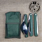 SET DE CUBIERTOS PLEGABLES VERDES – ACERO INOXIDABLE CON ESTUCHE - Miniatura 1