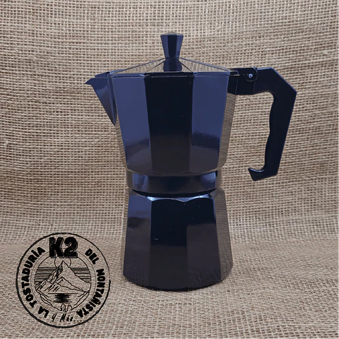 CAFETERA MOKA NEGRA – 6 TAZAS
