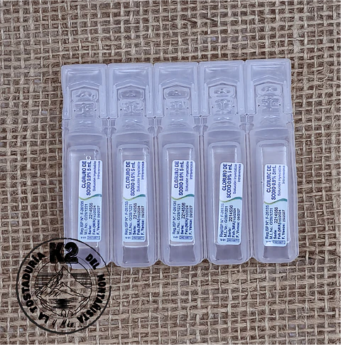 SUERO FISIOLÓGICO 0,9% – AMPOLLA 5 ML