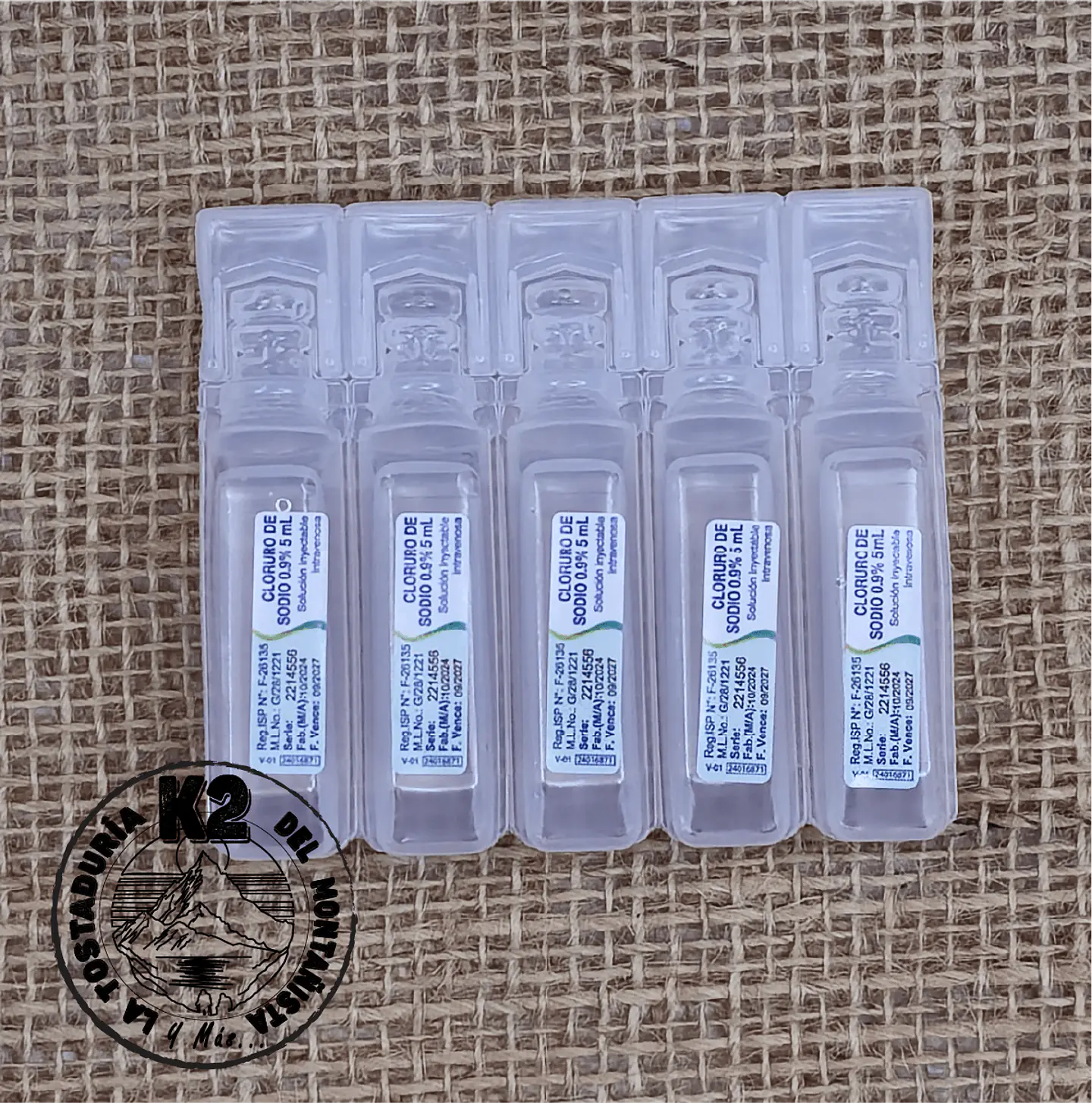 SUERO FISIOLÓGICO 0,9% – AMPOLLA 5 ML 1