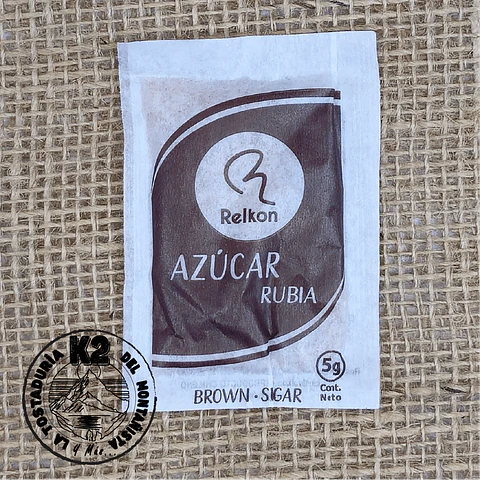 SACHET AZÚCAR RUBIA 5 G
