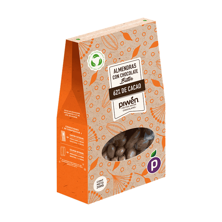 Almendras chocolate bitter 200Gr 1