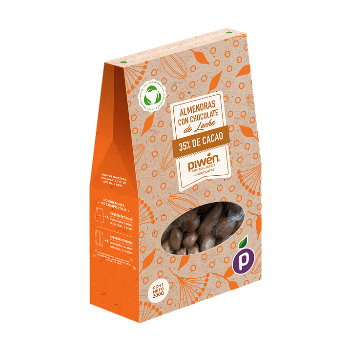Almendras chocolate leche 200Gr 1