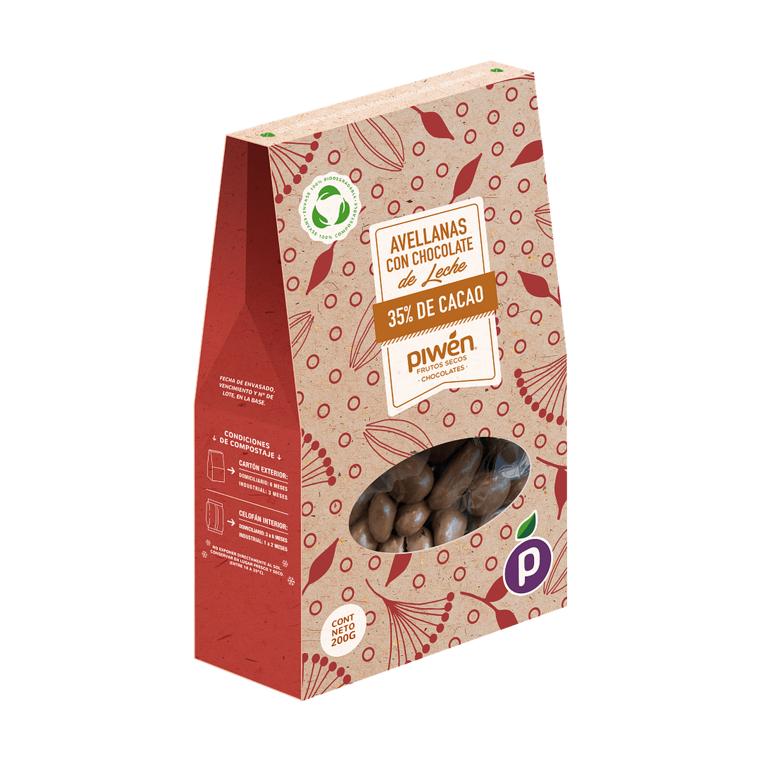 Avellanas chocolate leche 200Gr 1