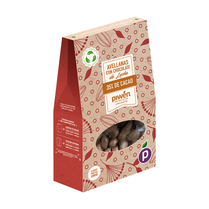 Avellanas chocolate leche 200Gr 1