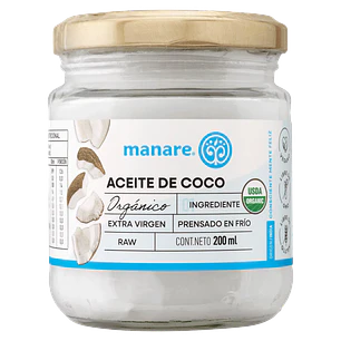 Aceite de Coco Sin Olor Manare 200 ml