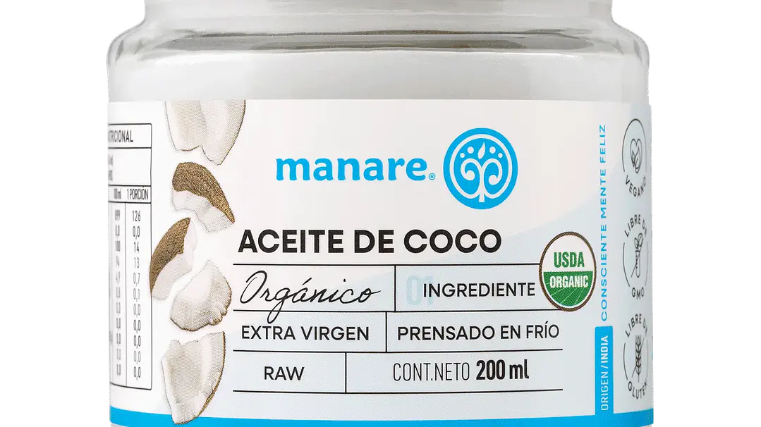 Aceite de Coco Sin Olor Manare 200 ml 1