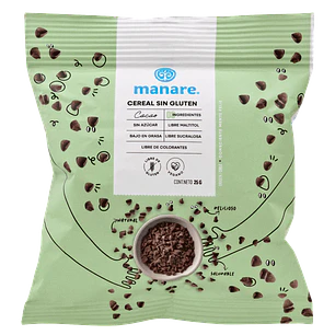 Cereal sin gluten cacao 25Gr organico