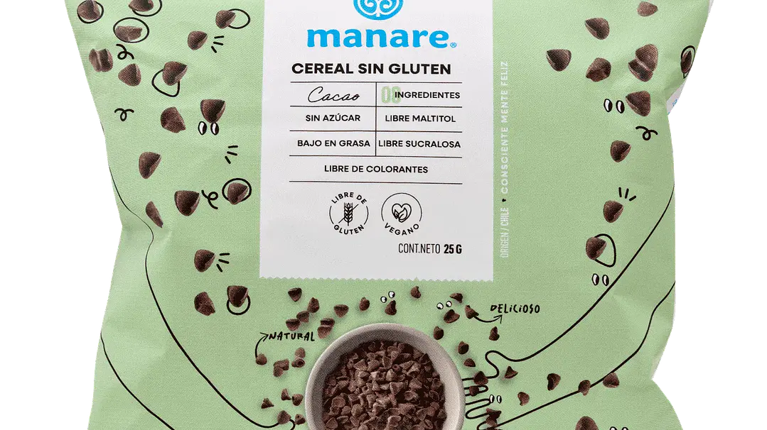 Cereal sin gluten cacao 25Gr organico 1