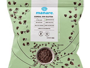 Cereal sin gluten cacao 25Gr organico