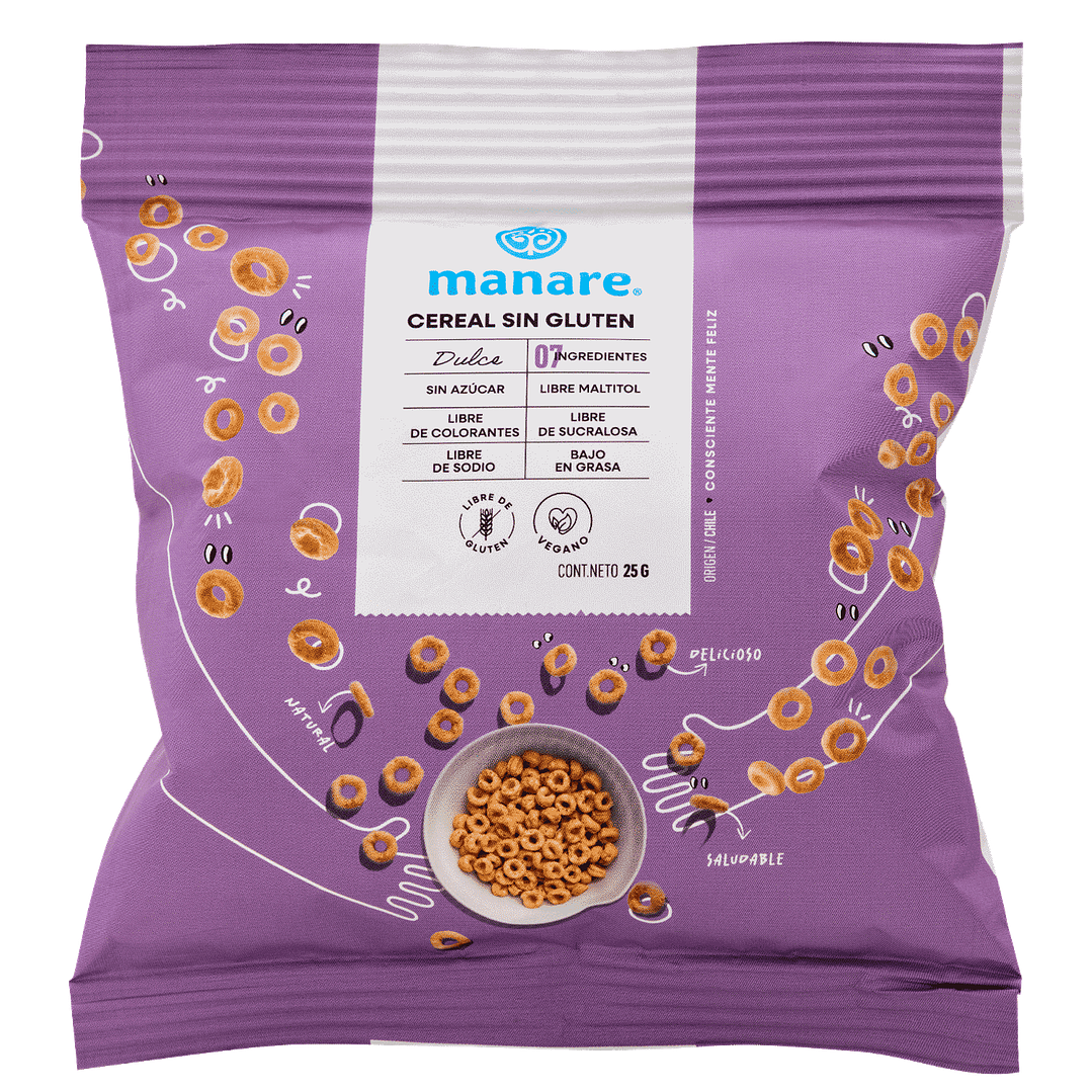 Cereal sin gluten dulce 25Gr organico 1