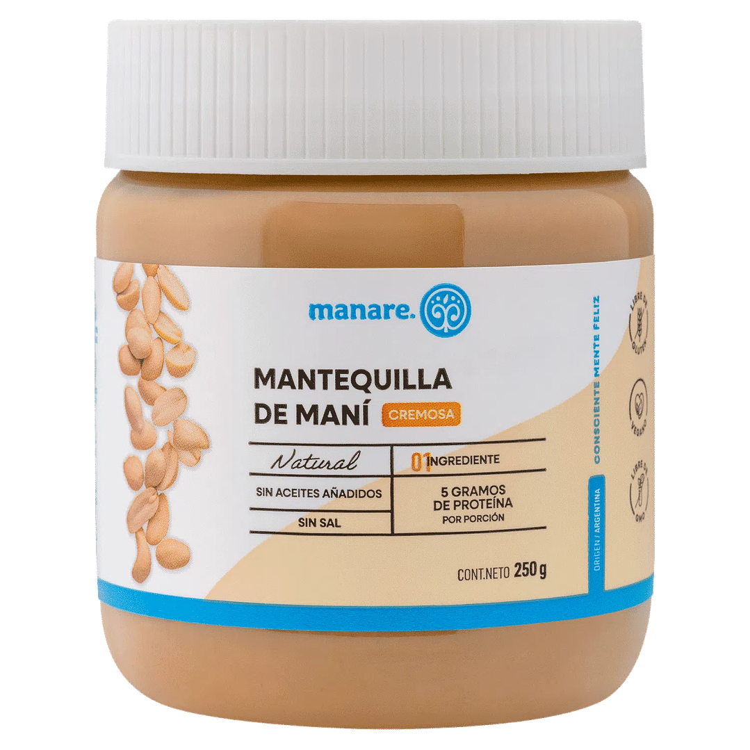 Mantequilla de mani 250Gr organico 1