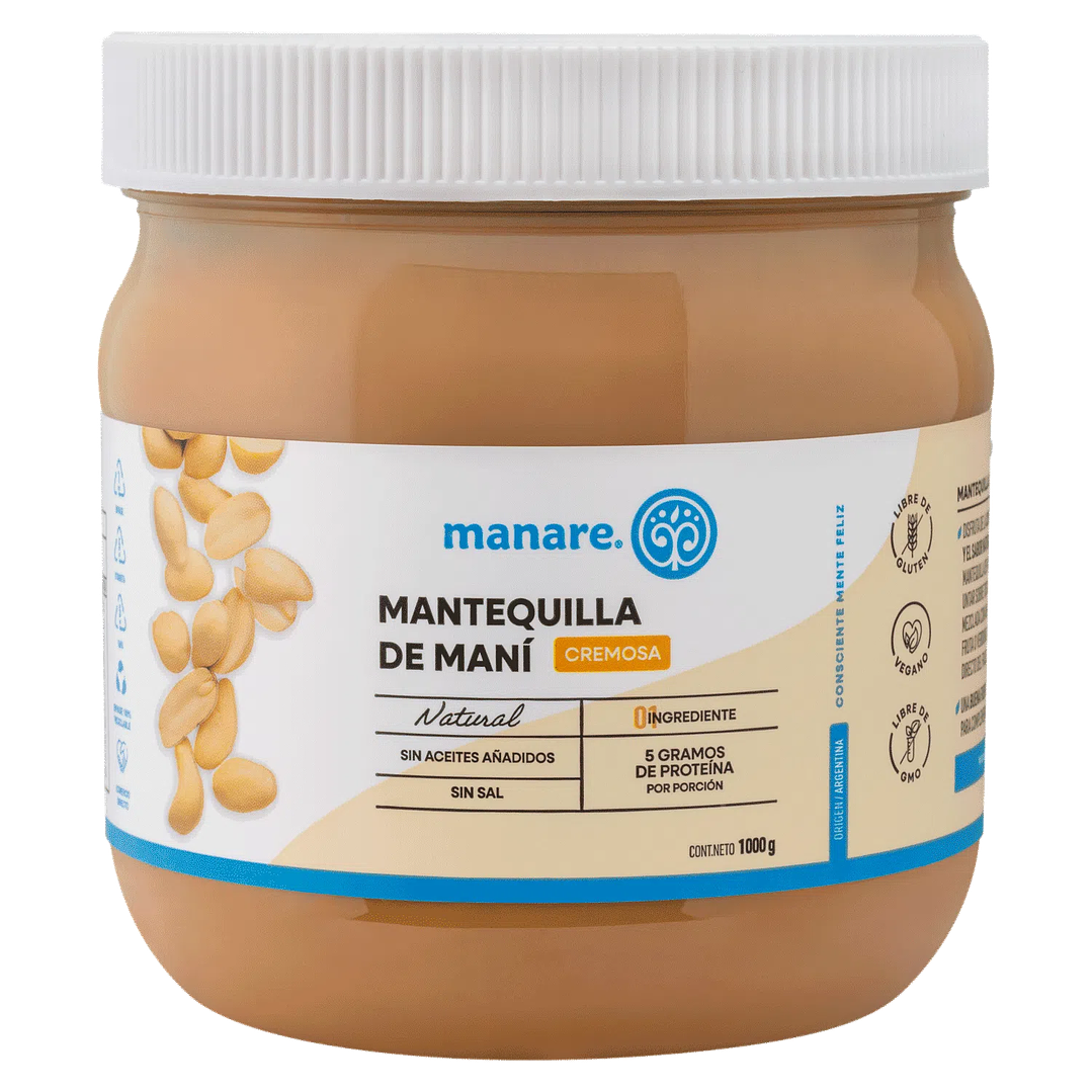 Mantequilla de maní 1kg organico 1