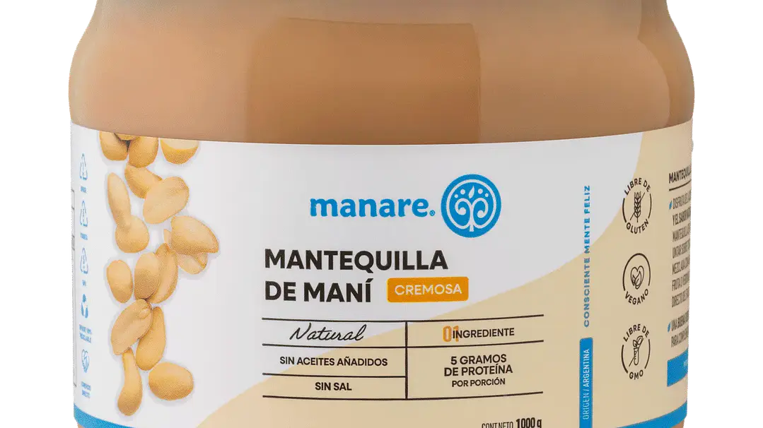 Mantequilla de Maní Manare 1 kg 1