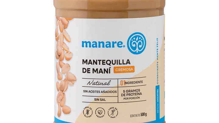 Mantequilla de Maní Manare 500 g 1