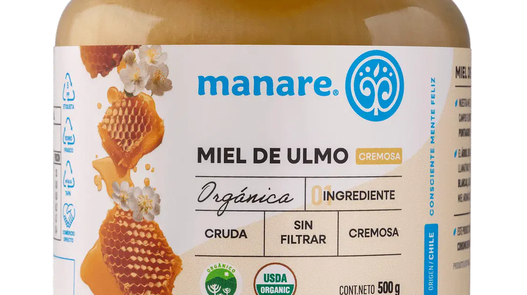 Miel de Bosque Nativo Orgánica Manare 500 g 1