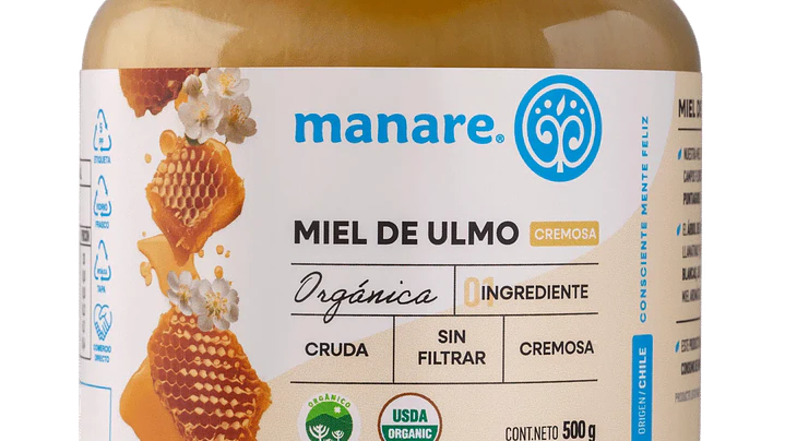 Miel de Bosque Nativo Orgánica Manare 500 g 1