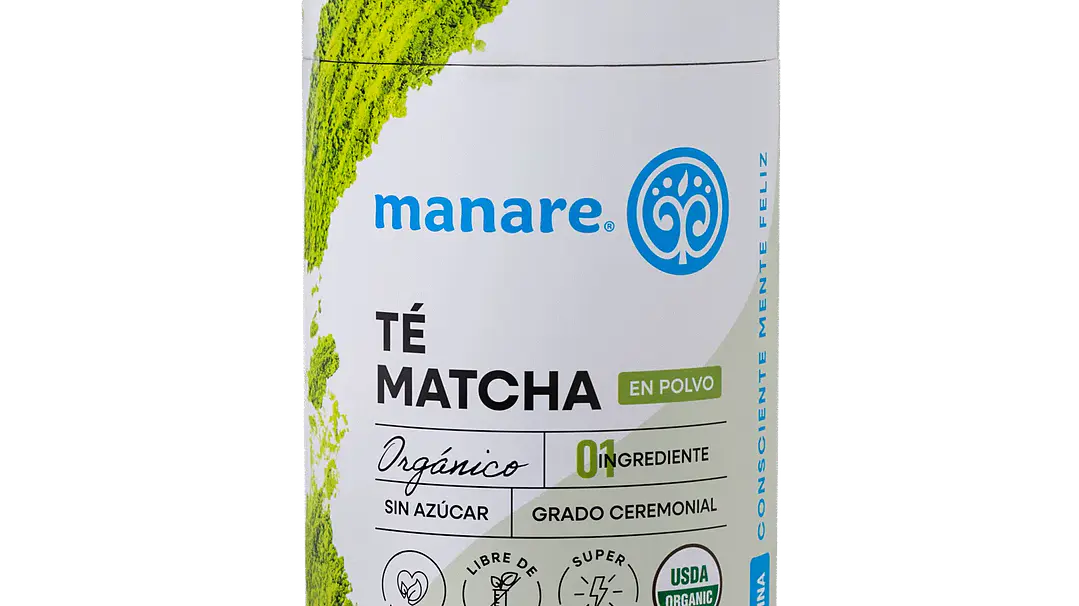 Té Matcha Orgánico en Polvo Manare 100 g 1