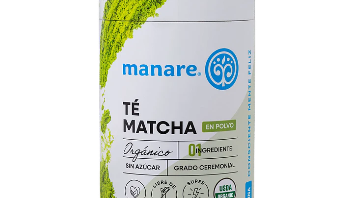 Té Matcha Orgánico en Polvo Manare 100 g 1