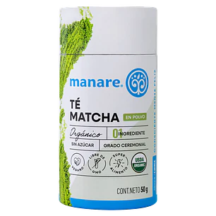 Té Matcha Orgánico en Polvo Manare 50 g