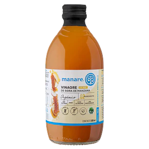 Vinagre de Manzana con Miel Orgánico Manare 500 ml
