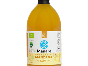 Vinagre curcuma y jengibre organico 500ML