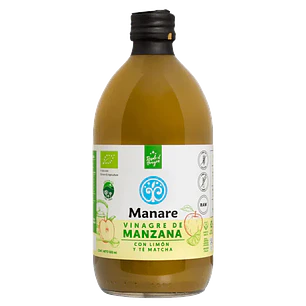 Vinagre Manzana Matcha y Limón Manare 500 ml
