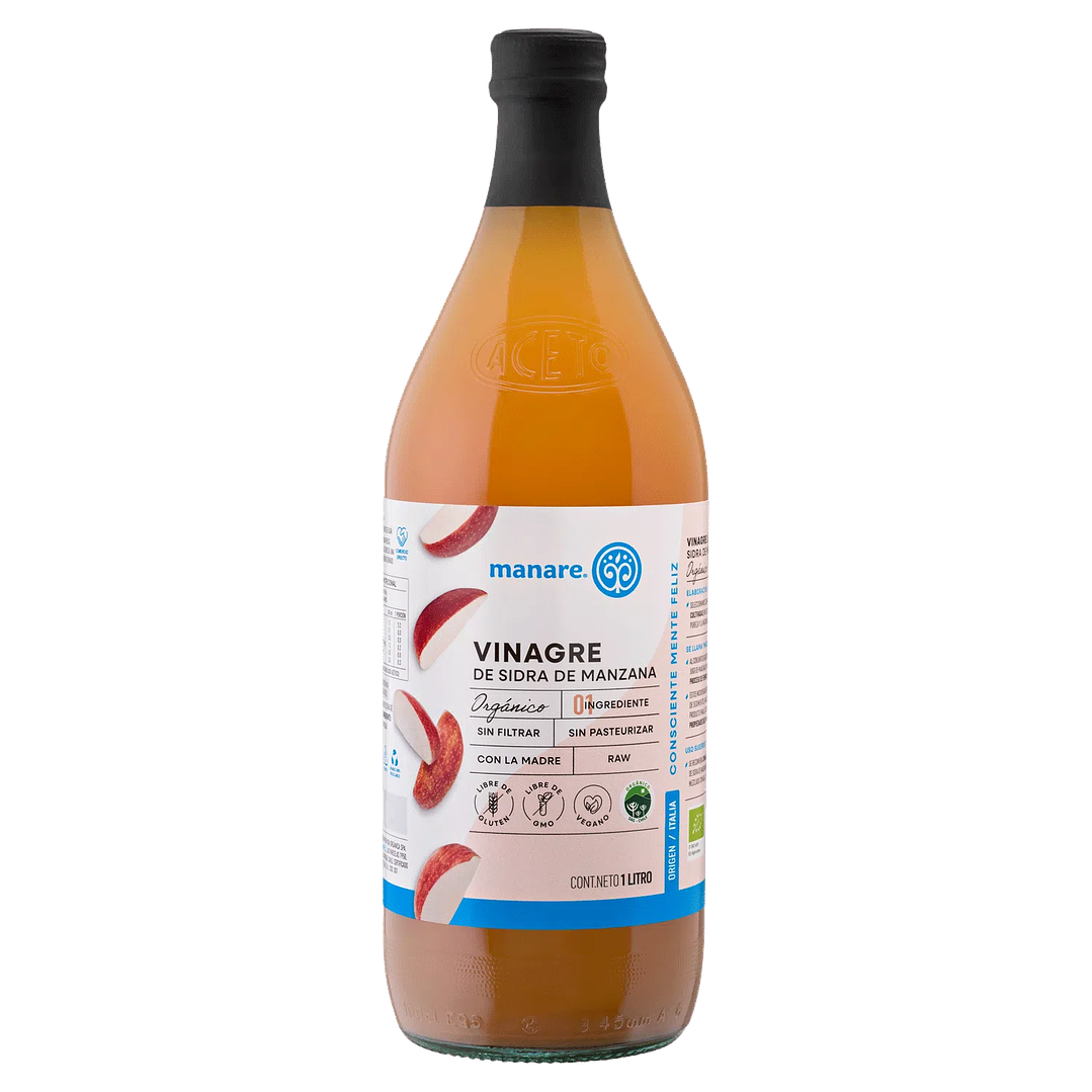 Vinagre manzana 1Lt organico 1