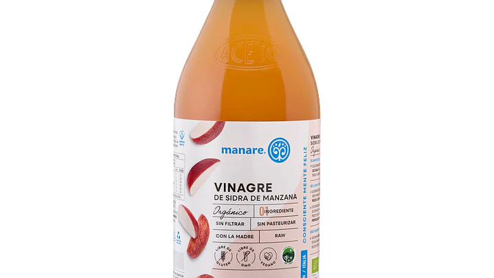Vinagre de Manzana Orgánico Manare 1 Lt 1